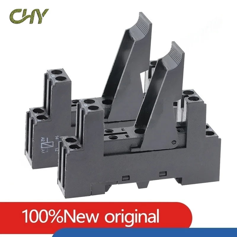 1PCS Relay Base RT78624 RT78625 RT78627 14F-2Z-C2 Matching G2R-1 G2R-1-E G2R-2 JQX-14F-2 HF115F 14F-1Z-C2 5/8 Holes Socket