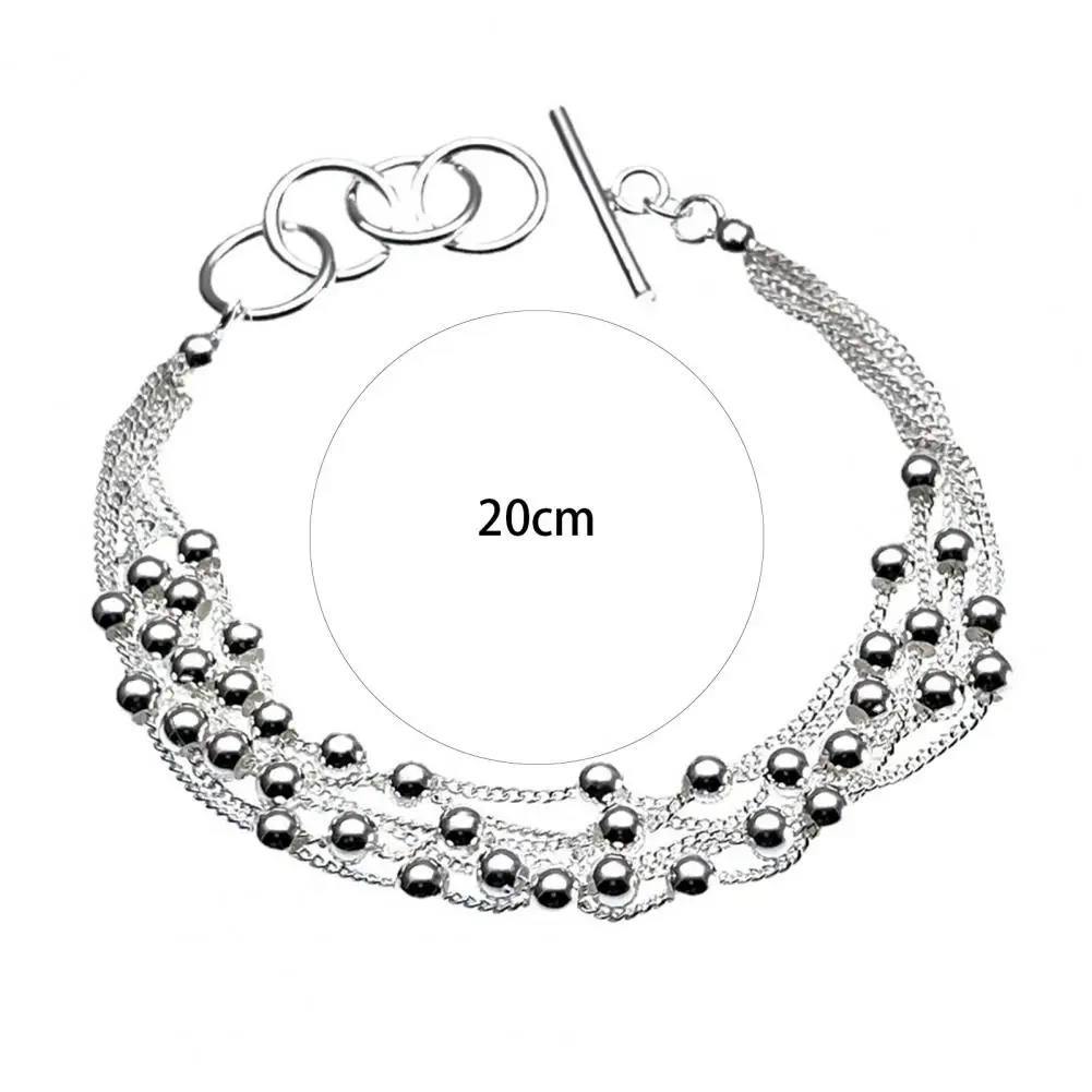 جديد متعدد الطبقات الكفة الأساور للنساء الفولاذ المقاوم للصدأ مطرز الذهب مطلي جولة معصمه النساء أساور سحر المجوهرات هدية #6