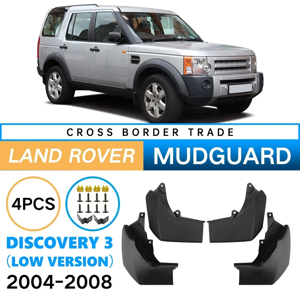 

4PCS Front Rear Wheel Mudguards For Land Rover Discovery 3 2004-2008 Edition Sedan Touring Splash Guards Fender Mud Flaps