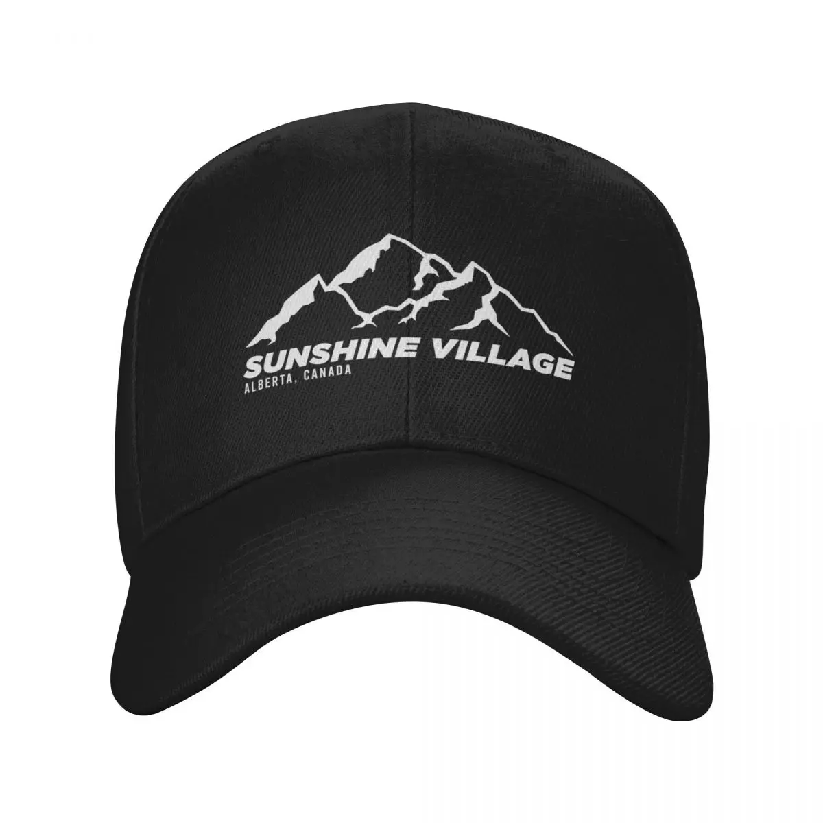 Ski Sunshine Village Banff Alberta Canada Skiing and Mountain Biking Paradise Baseball Cap Rave Hat Beach Girl Men's