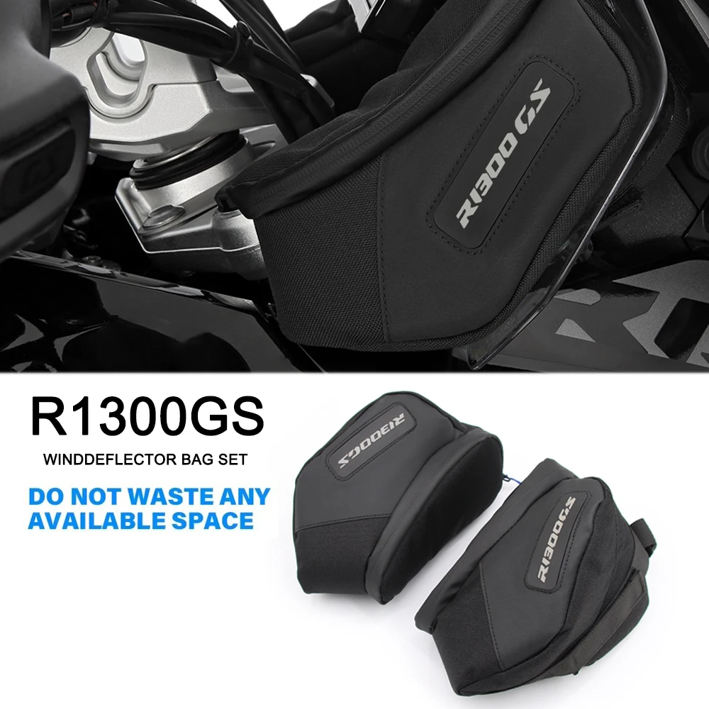 

R1300GS Accessories Wind Deflector Bag Set For BMW R 1300GS GS1300 2022-2023 New Motorcycle Windscreen Waterproof Bag