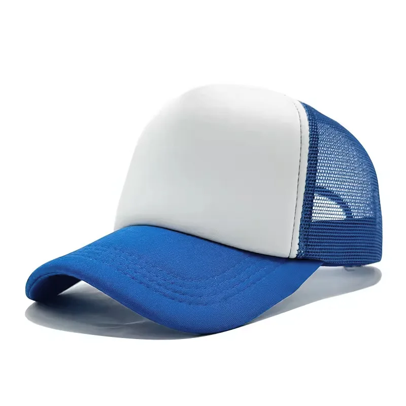 Customized Printed Logo Sponge Mesh Hat Men's Travel Sunshade Sunscreen Cap Woman's Fashionable And Versatile Duck Tongue Hats view 5