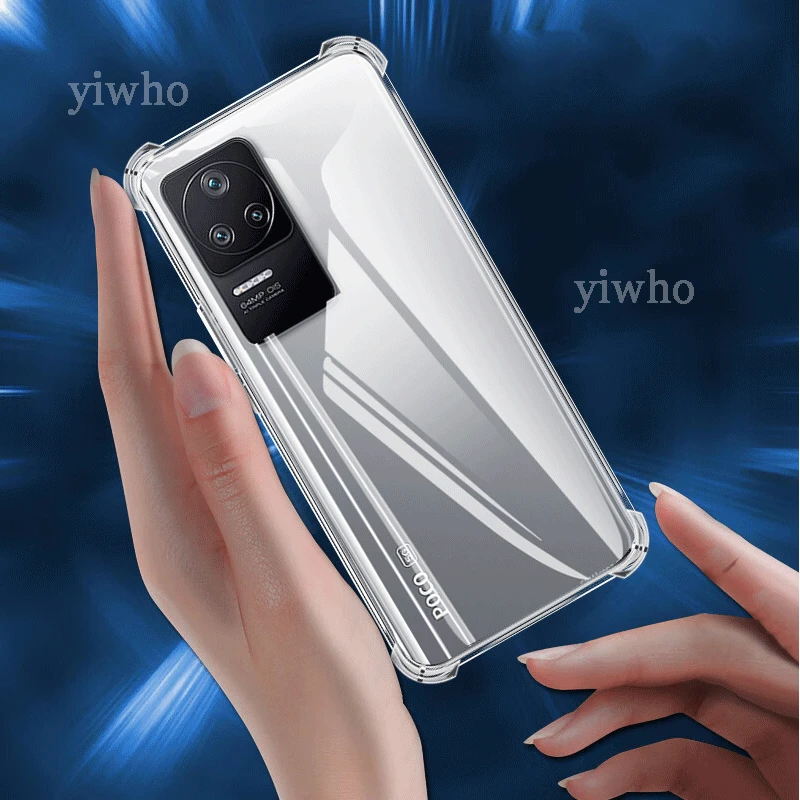 F4 Luxury Clear Soft Silicone Case For Xiaomi POCO F4 Shockproof Transparent POCO POCCO F 4 Mobile Phone Cases back Covers