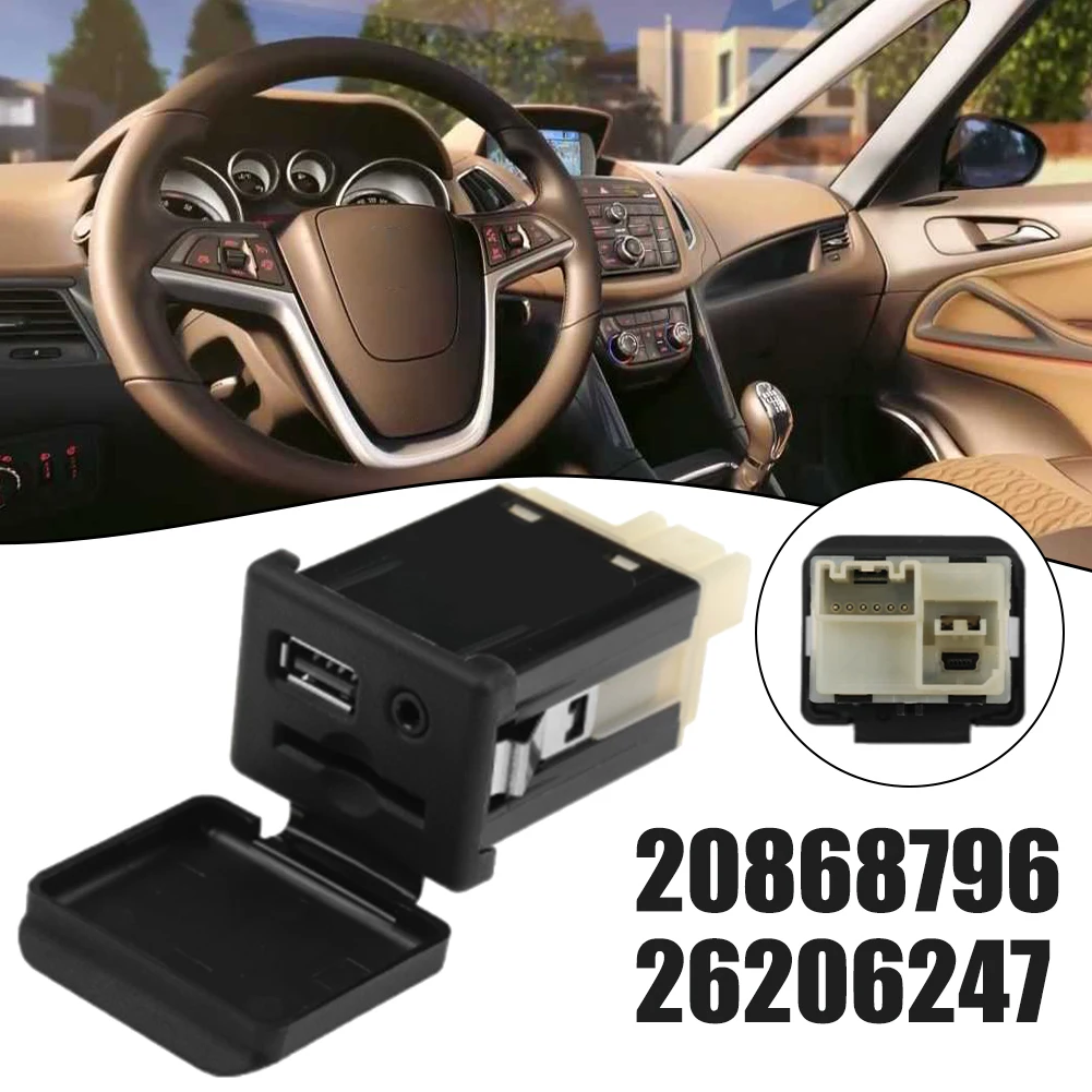 For Opel Vehicle AUX + USB Sockets for Insignia & For Zafira C Models Quick Installation Process with OEM Reference