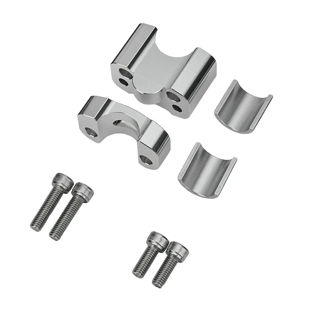 7/8 inch To 1 1/8 inch (22-28mm) for Dirt Bike ATV HandleBar-Fat Bar Mount Clamps Risers Adapter for Honda Yamaha -BMW
