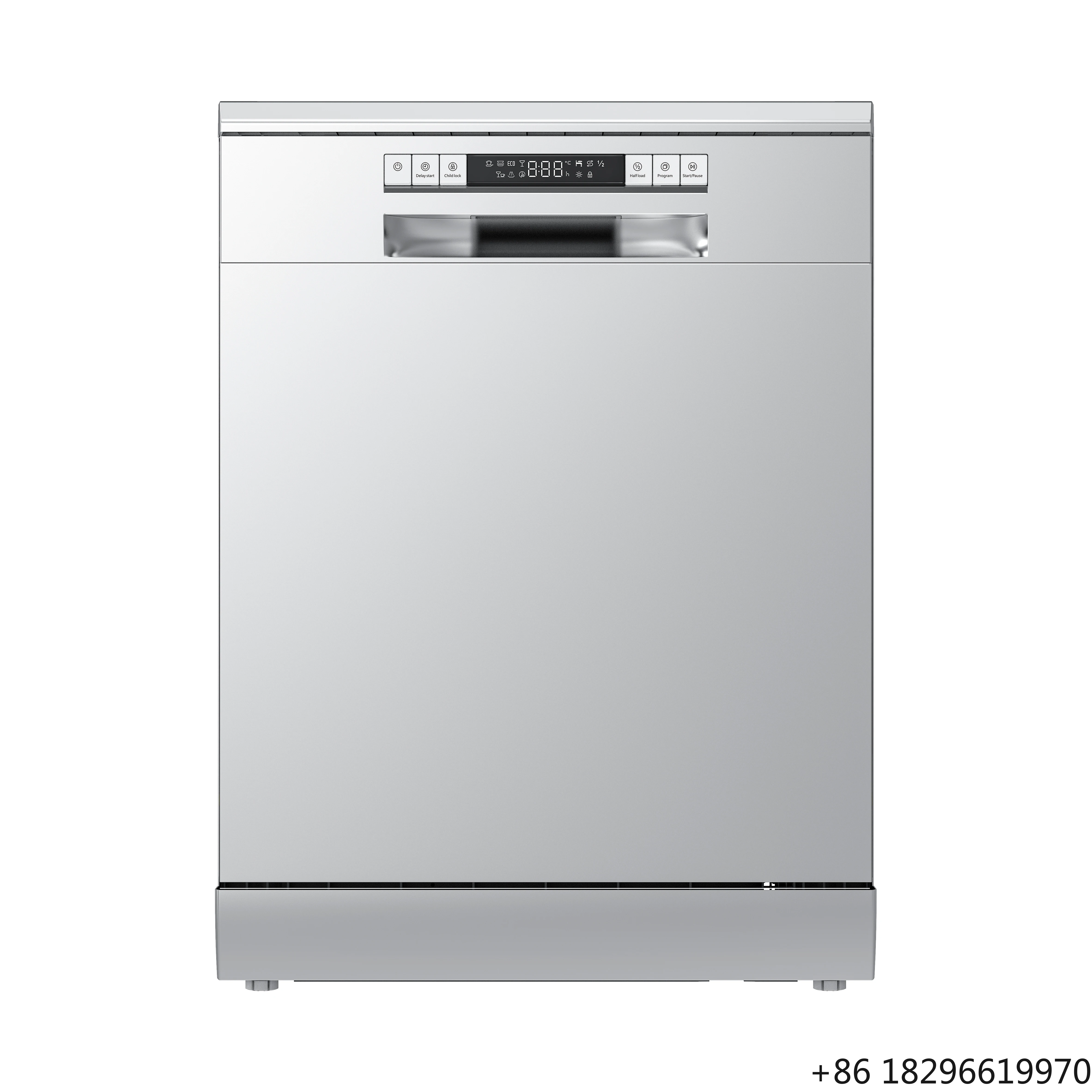 12 Setting Dishwasher Household  Push Button Dish Washer  Large Capacity Disinfection Sterilization and Drying