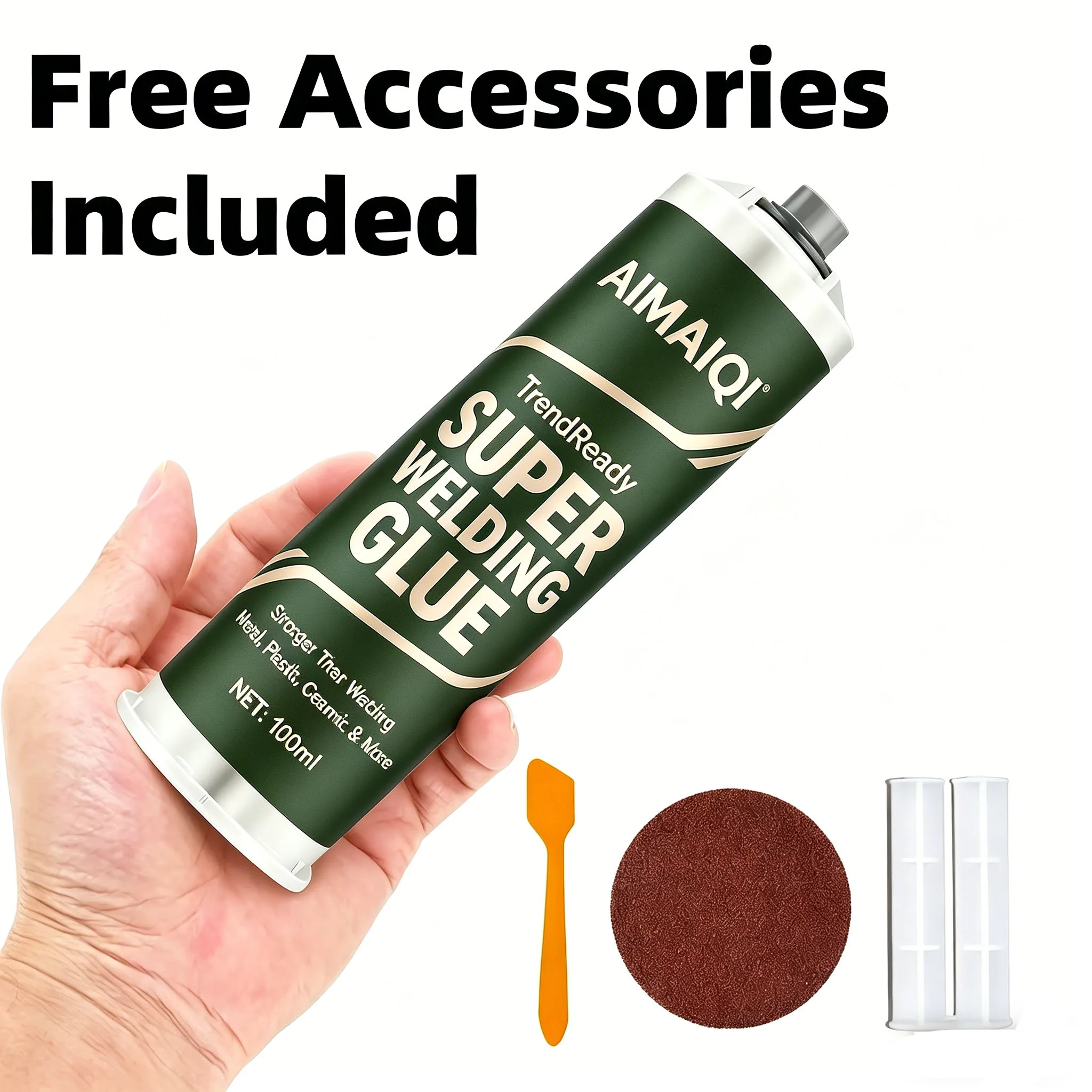 Multi-Purpose Super Welding Glue Stronger Than Welding, Waterproof Permanent Bond Adhesive for All Surfaces Metal Plastic Cerami