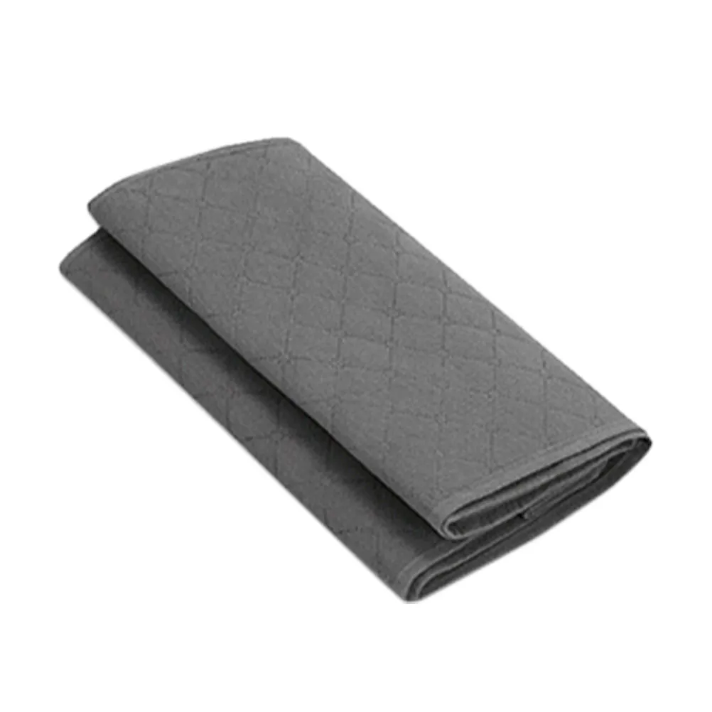 Under Bed Storage Bag Large Capacity 5-Compartment Foldable Zippered Transparent Window Organizer for Clothes Blankets Quilts