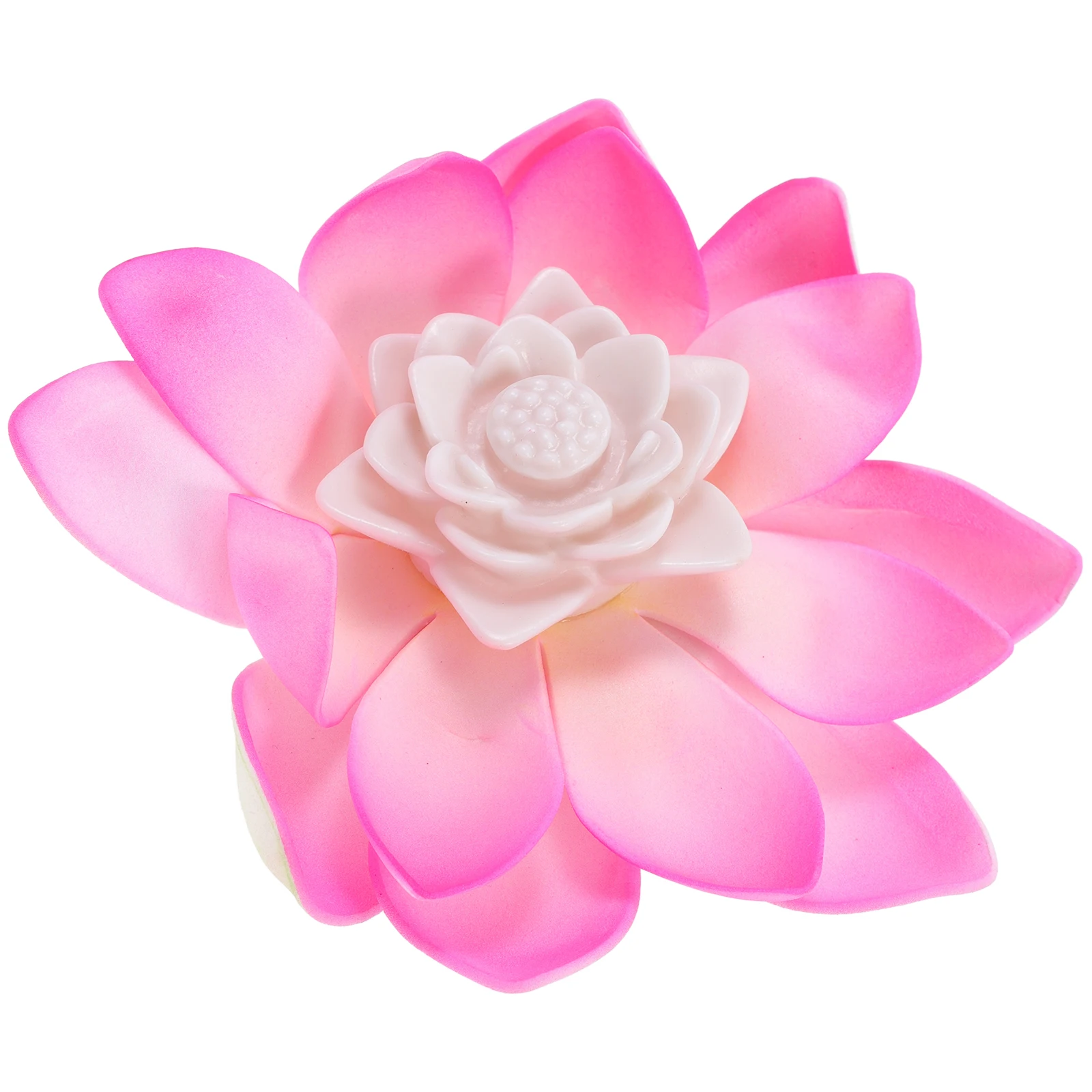 

Lotus Lamp Decoration Flower Floating Candles Fountain Lights Pool Party Buddha Statue Led