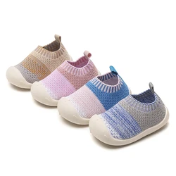 Baskets respirantes coordonnantes pour bébés filles et garçons, chaussures à enfiler pour tout-petits, haute qualité, légères, premiers marcheurs, été, nouveau, automne