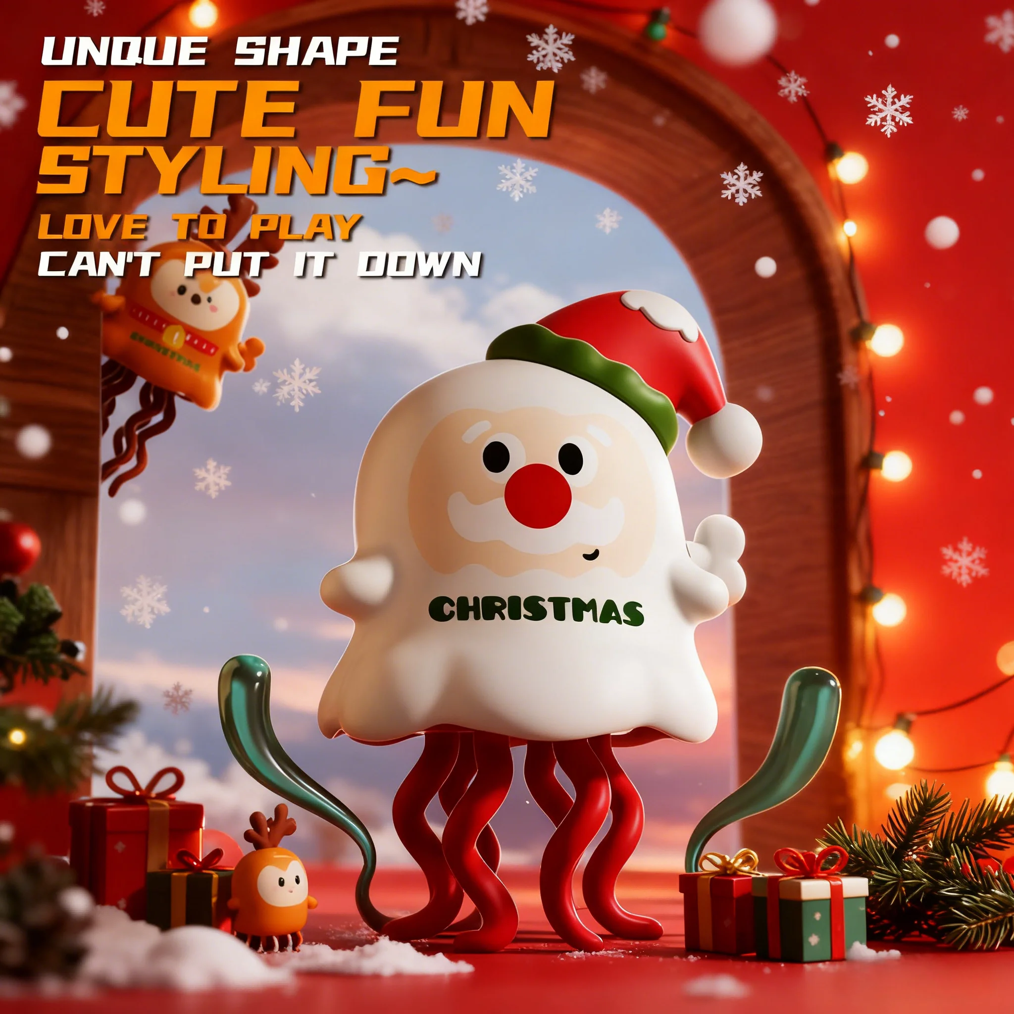 Интерактивная детская игрушка для ползания - Заводной танцующий призрак и кукуруза, мультяшный Хэллоуин, Рождественский подарок для детей, домашнее животное