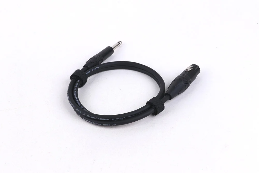 6,35 mm TS-Stecker auf 3-poliger XLR-Stecker/Buchse, Verbindungs-Audio-Verlängerungskabel für MIC Active Speakers, Bühnen-DJ-Studio-Audiokonsole – Detail 13