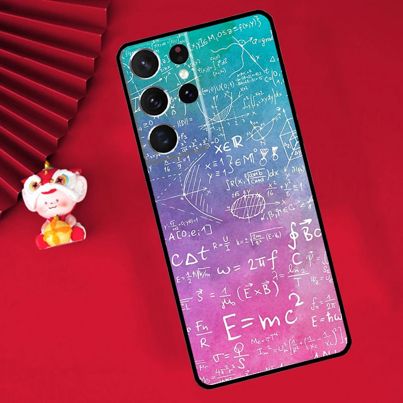 Physic Equations Math Case For Samsung Galaxy S24 Ultra S22 S23 Plus Note 10 Note 20 S8 S9 S10 S20 S21 FE Cover