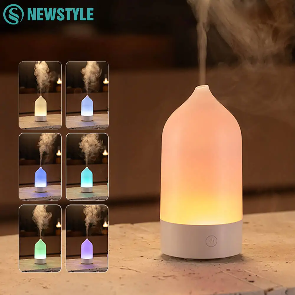 

Простой вазочный увлажнитель воздуха, портативный аппарат для ароматизации эфирного масла, офисный, спальный, настольный, аромадиффузор с красочными ночниками