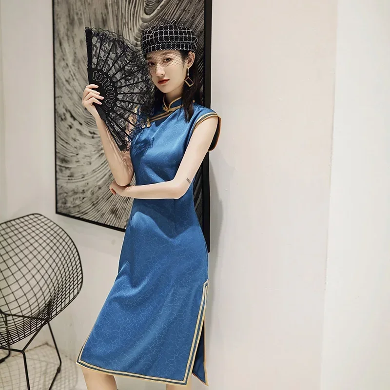 2024 традиционный костюм Cheongsam Shanghai Qi Tang, винтажное восточное современное китайское платье Qipao 102 MN3