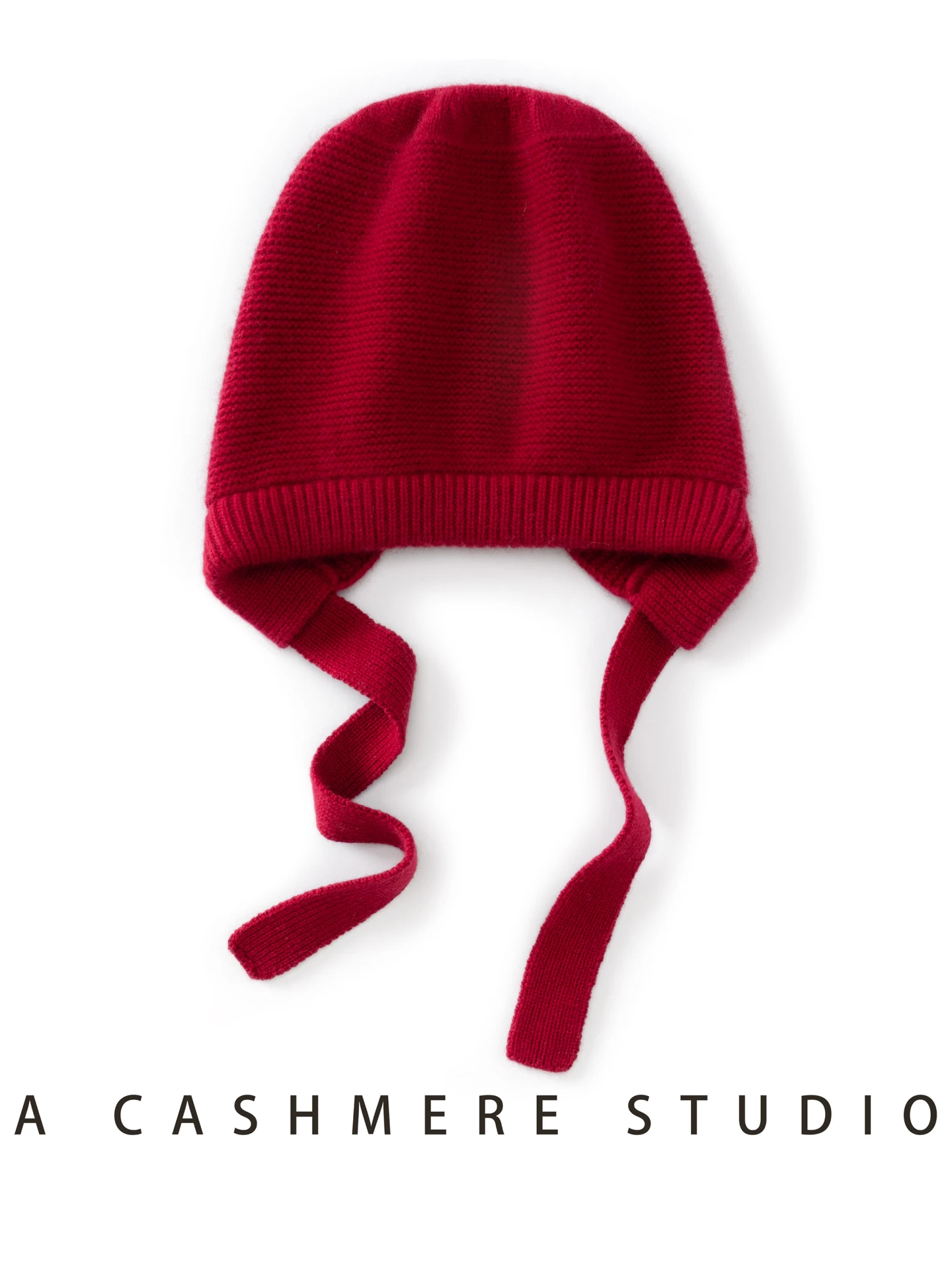 ADDONEE Women Kids 100% Cashmere Knit Beanies Autumn Winter Keep Warm Thick Caps Jellyfish Hats String Design Cashmere Knitwear