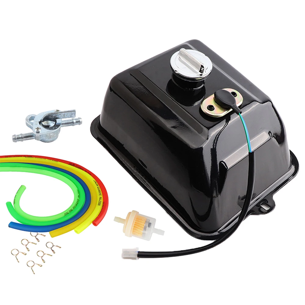 

4л металлический газовый топливный бак с датчиком уровня топлива для китайского квадроцикла 150cc 200cc 250cc 4 Wheeler Buggy Go Kart Taotao Sunl