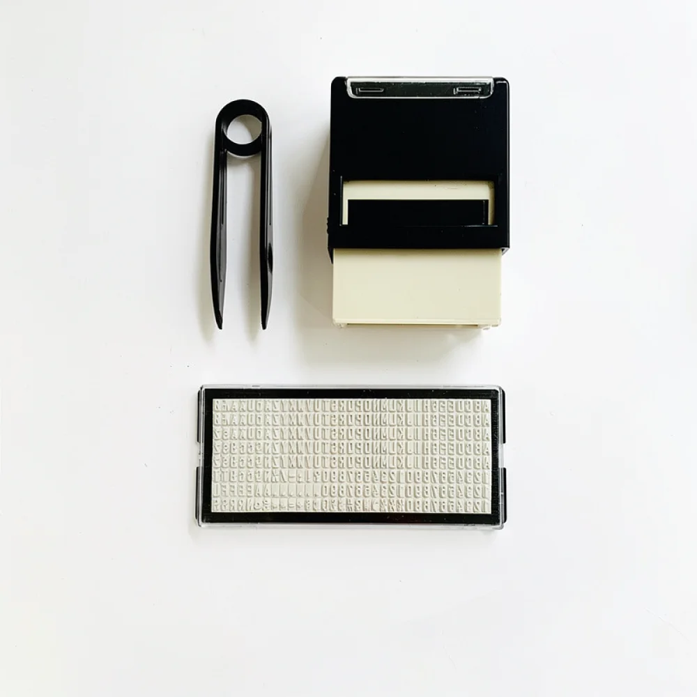 DIY Movable Type Stamp Kit Cus - Office Stationery Supply Business ulasan dan harga