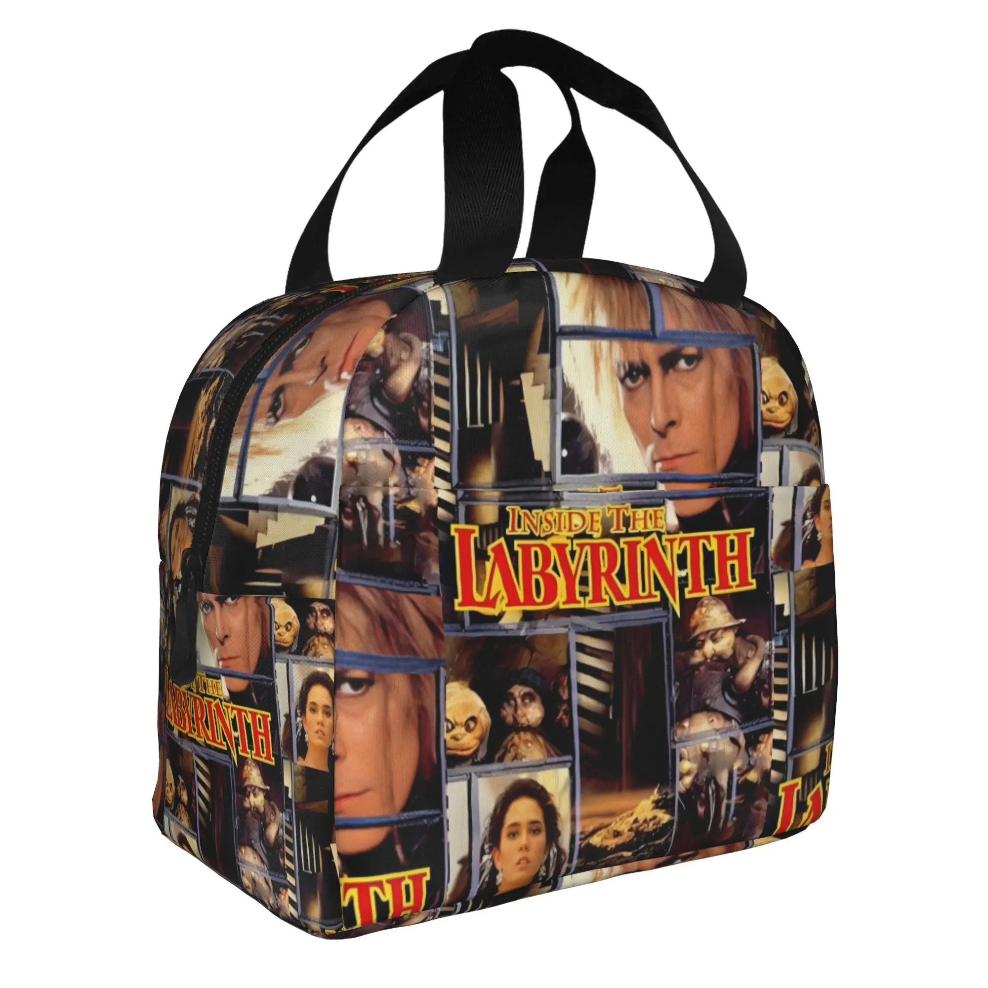 Fantasy Film L-Labyrinths Pencil Cases for Girl Boy Large Capacity Jareth The Goblin King Movie  Pen Bag Box School Accessories