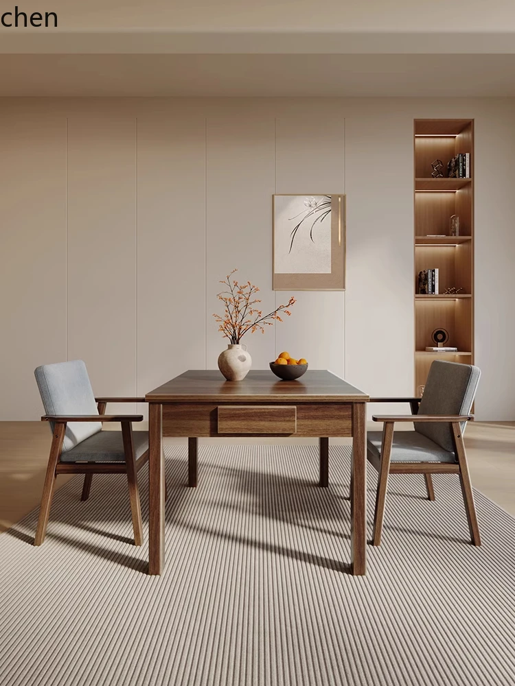 

ZML mahjong machine solid wood automatic mahjong household dining table mahjong table integrated dual-purpose
