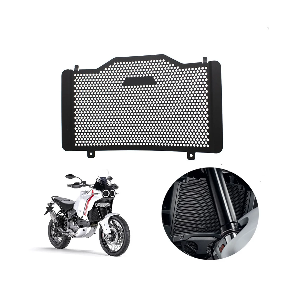 Motorcycle Accessories for DUCATI DESERTX DESERT X 2022-2023 Radiator Grille Guard Cover Protector Oil Cooler Protection