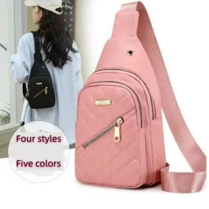 Women's Chest Bag Pure Color Nylon Women's Bag Good Quality Shoulder Bag Casual Women's Crossbody Bag Fashion Female Bag