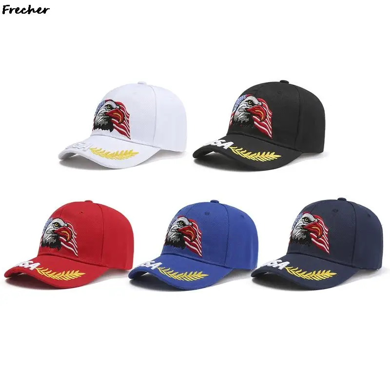 Bawełniana czapka z daszkiem typu Eagle czapki z daszkiem z USA Unisex amerykańska czapka z daszkiem do koszykówki piłka nożna Casual Gorras