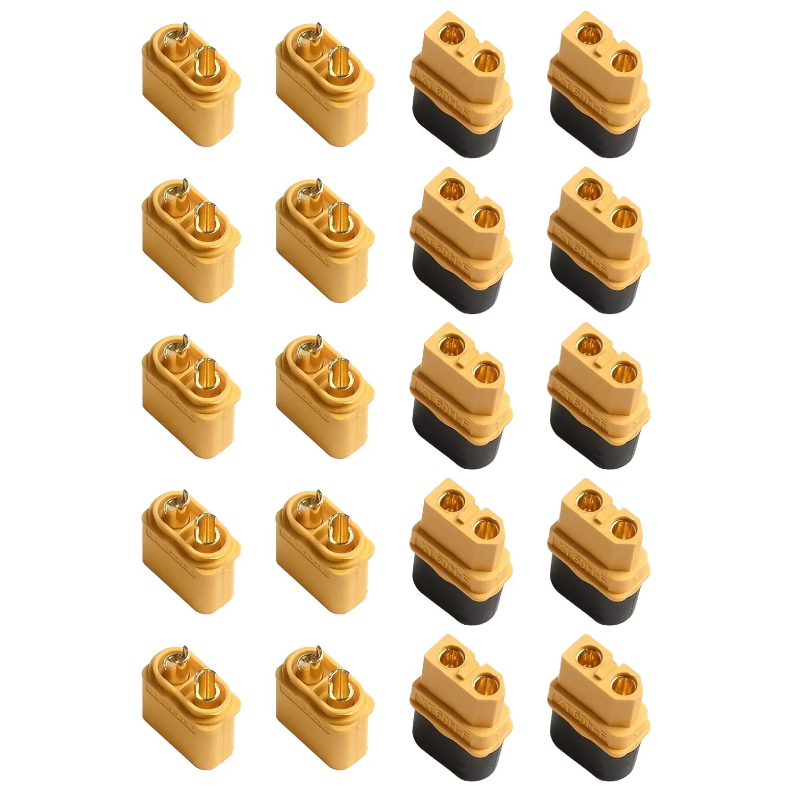 20PCS for XT60 Power Connectors Designed for RC Lithium Batteries Nylon Enhanced Safety Features for Extended Use