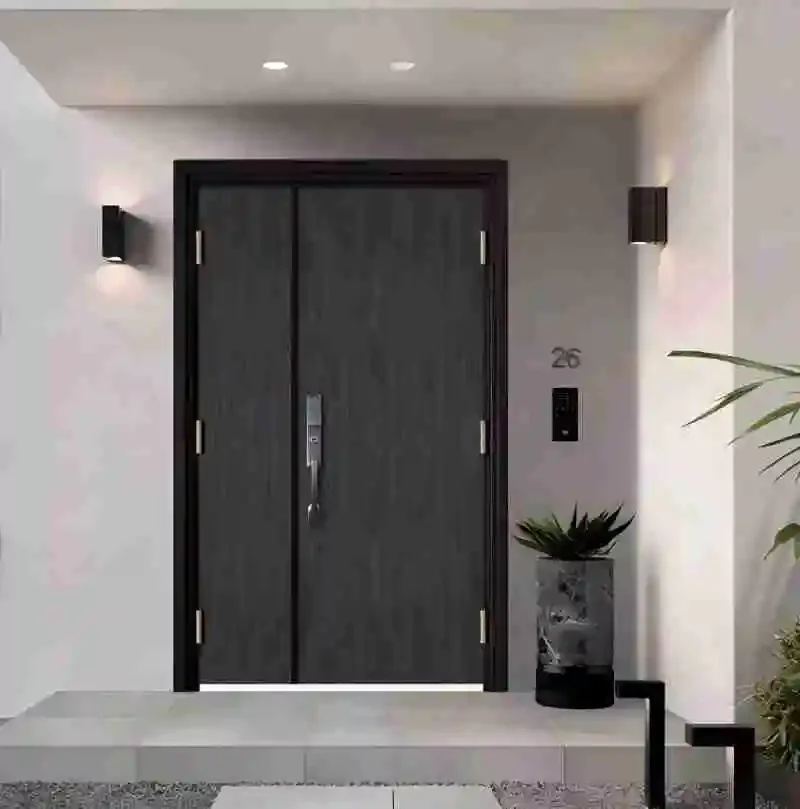 Exterior Entrance Doors Exterior Aluminum Door Entry Door for Home Front Door Custom