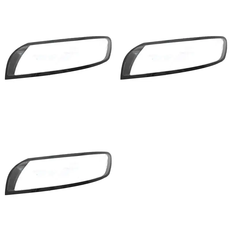Firmly 3X Car Headlight Lens Cover Headlamp Shell Lampshade For Volvo S40 2007-2012 Head Light Transparent Replacement Shell L