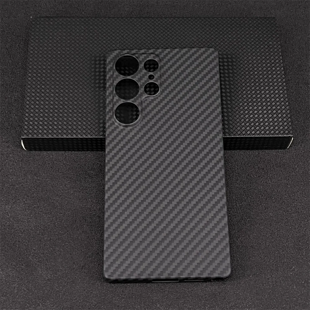 

Real Carbon Fiber Phone Case For Samsung Galaxy S25 Ultra Ultra-thin Anti-fall Business Cover For Samsung Galaxy S25+ Shell