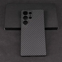 Real Carbon Fiber Phone Case For Samsung Galaxy S26 S25 Ultra Ultra-thin Anti-fall Business Cover For Samsung Galaxy S25+ Shell
