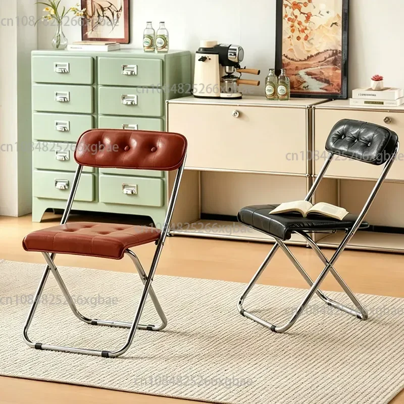 Coffee shop antique folding catering store back household living room leisure small apartment dining chair
