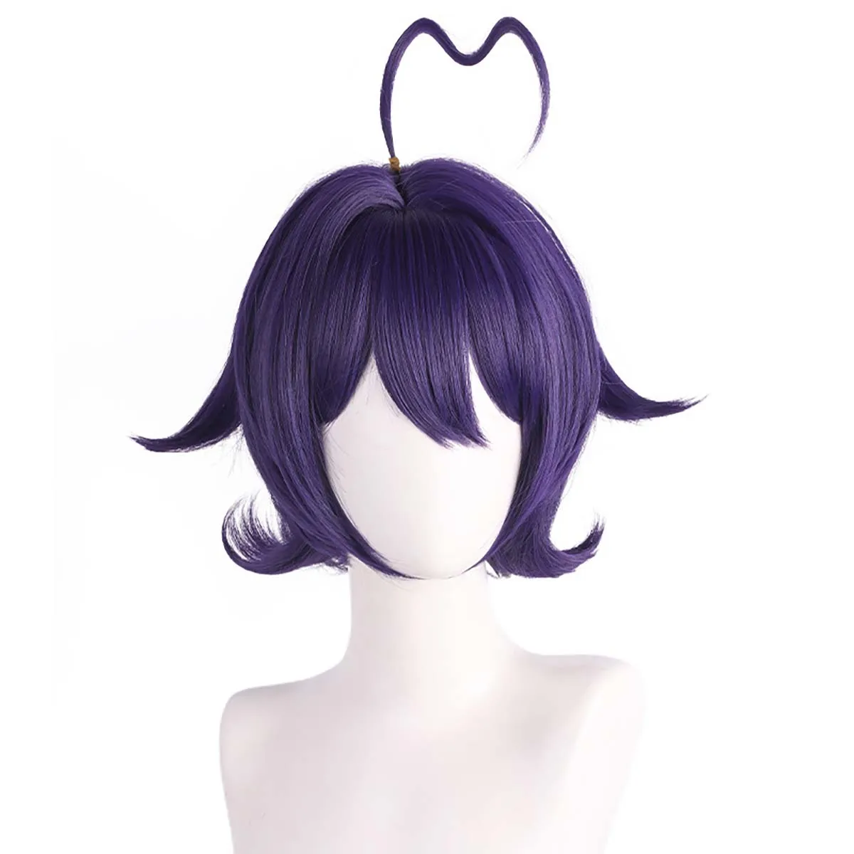 อะนิเมะคอสเพลย์ Gushing Over Magical Girls Hiiragi Utena สีม่วงวิกผมสั้น