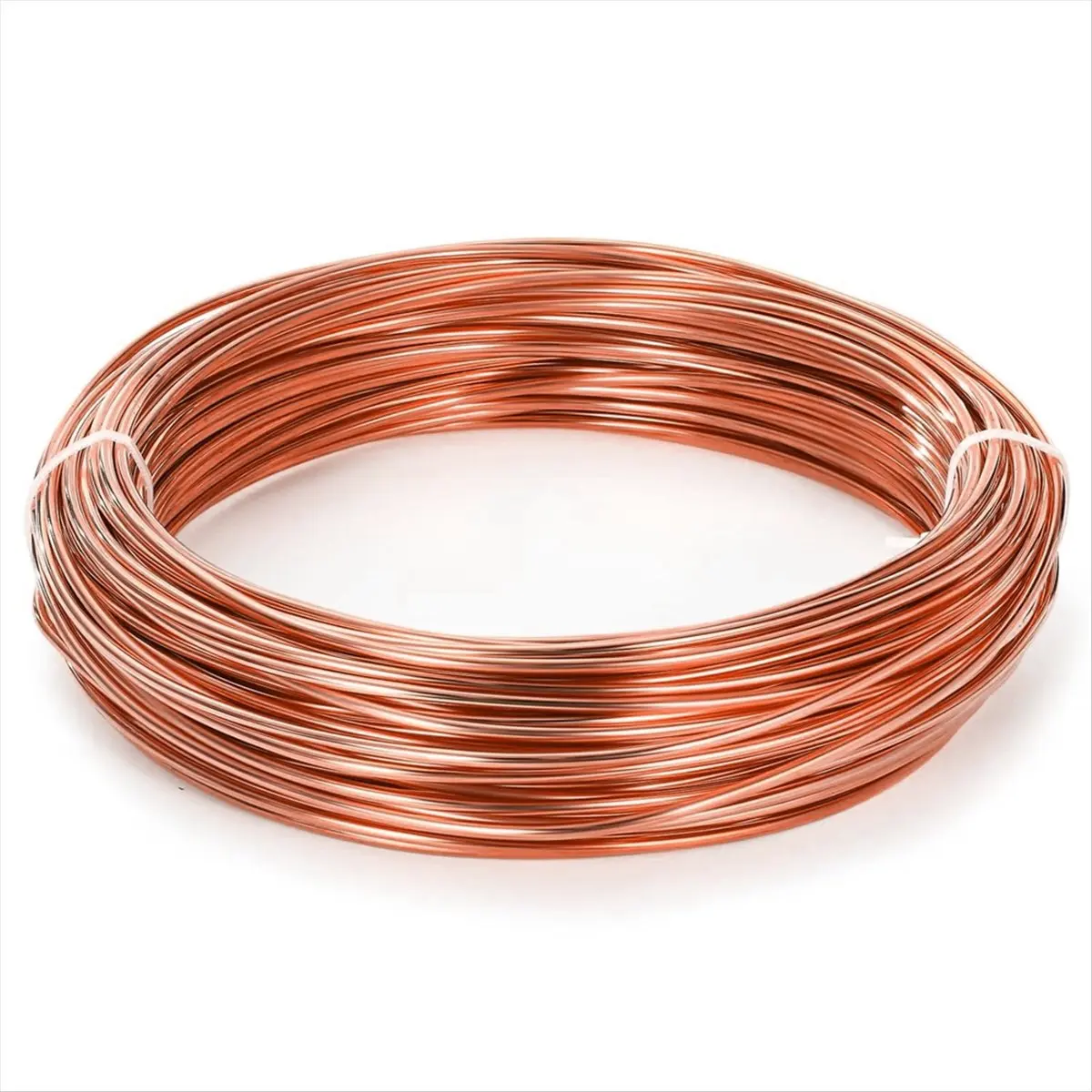 REST 8 Gauge 100 Ft Pure Bare Copper Wire for Jewelry Making, Crafts, and Electroculture Gardening