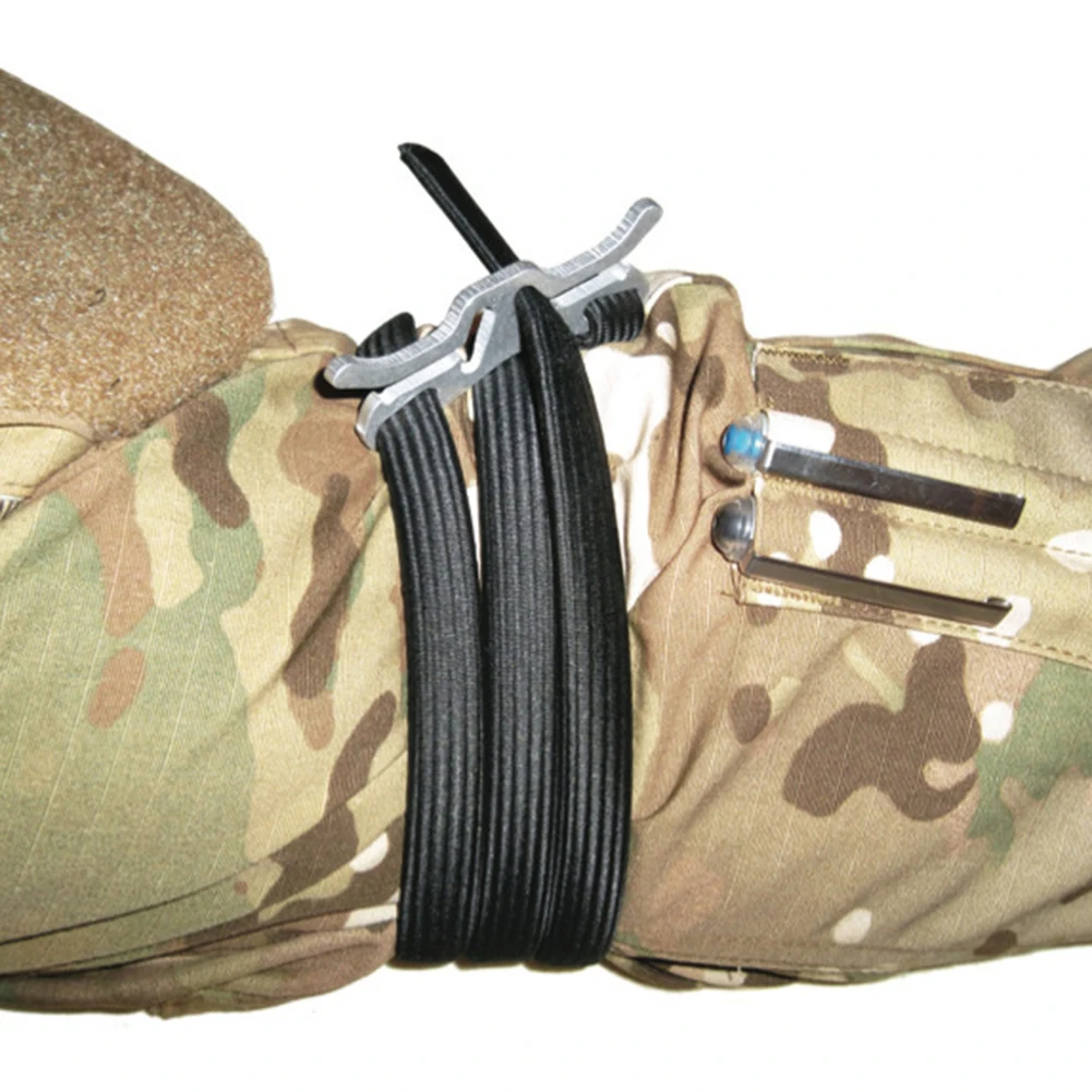 1/2/3 قطعة عاصبة بقاء التطبيق القتالي طرف أحمر حزام الطوارئ الطبي المعونة للاستكشاف في الهواء الطلق التنزه الصيد