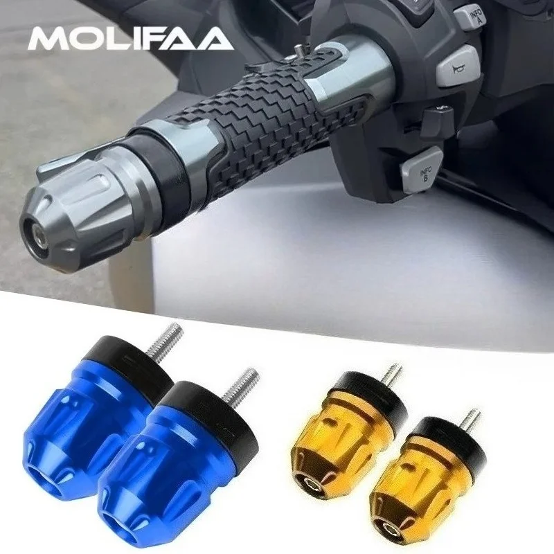 CNC Handlebar Plug Balance Bar End Slider For Honda PCX 160 150 125 Motorcycle Anti-Fall Cover Pair Scooter Accessories