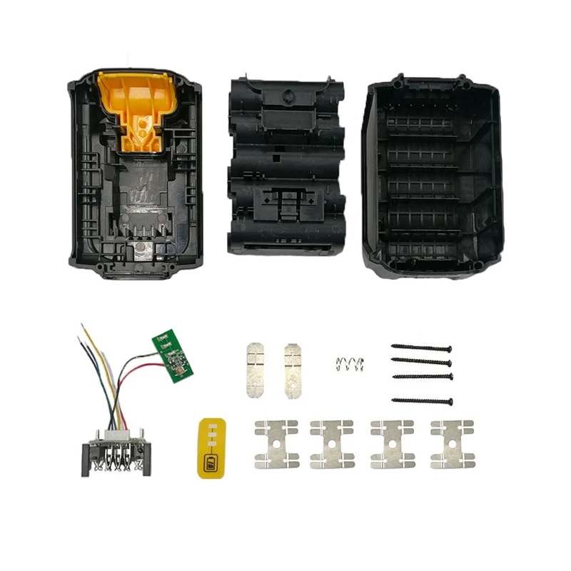 DCB200 Battery Plastic Case (No Battery Cell ) PCB Circuit Board For Dewalt 18V 20V DCB200 Li-Ion Battery