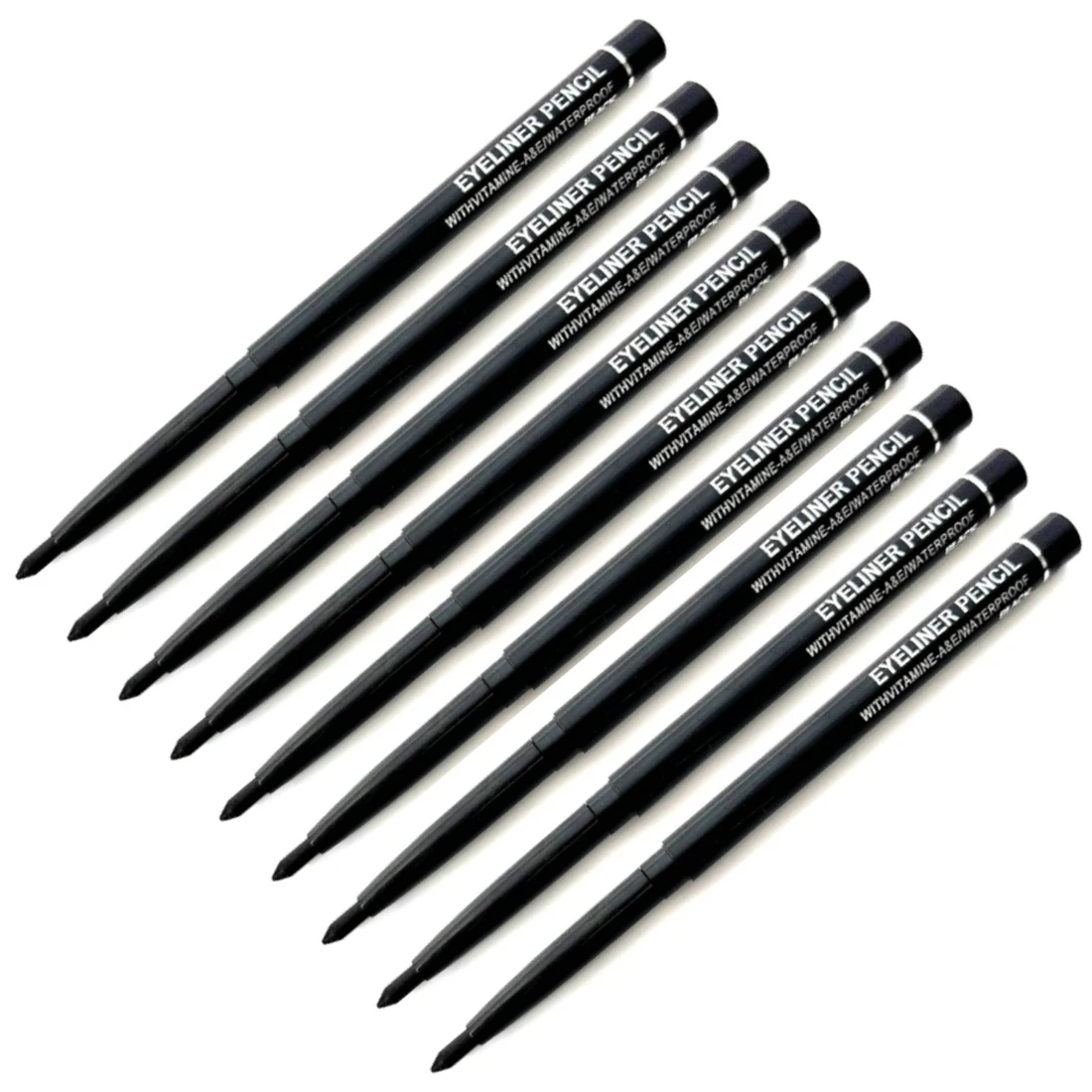 1Pcs Wasserdicht Schwarz Braun Glatte Eyeliner Bleistift Permanent Make-Up Sleeper Seidenraupe bleistift Creme Eyeliner bleistift Schwarz braun