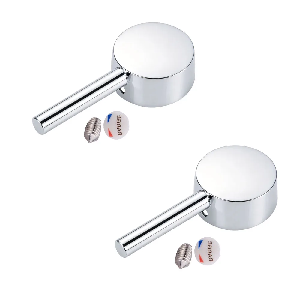 

Faucet Handle Dish Basin Shower Switch Dial Hot Cold Water Tap Replacement Cover pressure balance Faucet Hardware Accessories
