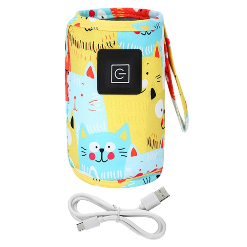 Sustentador calor para garrafa bebê pequena, bolsa aquecedora garrafa infantil, pano para viagem um dia, dropship