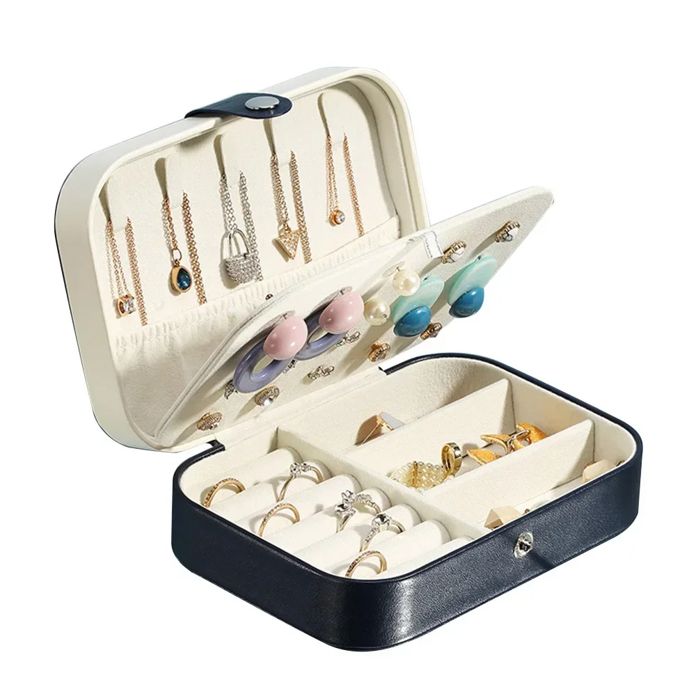 Juelee Portable Jewelry Box Leather 3