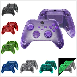 交換用カスタムクリアコントローラー,完全なセットシェル,ボタン付き,xboxコア用,ワイヤレスコントローラー