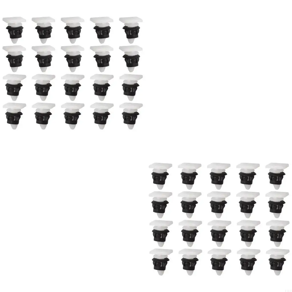 F1CF Easy Installation Car Door Moulding Clips Grommets 191853577A Panel Trim Clips