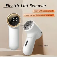 Electric Lint Remover Intelligent Digital Display USB Rechargeable Hairball Trimmer Portable Clothes Shaver 5 Gear Razor