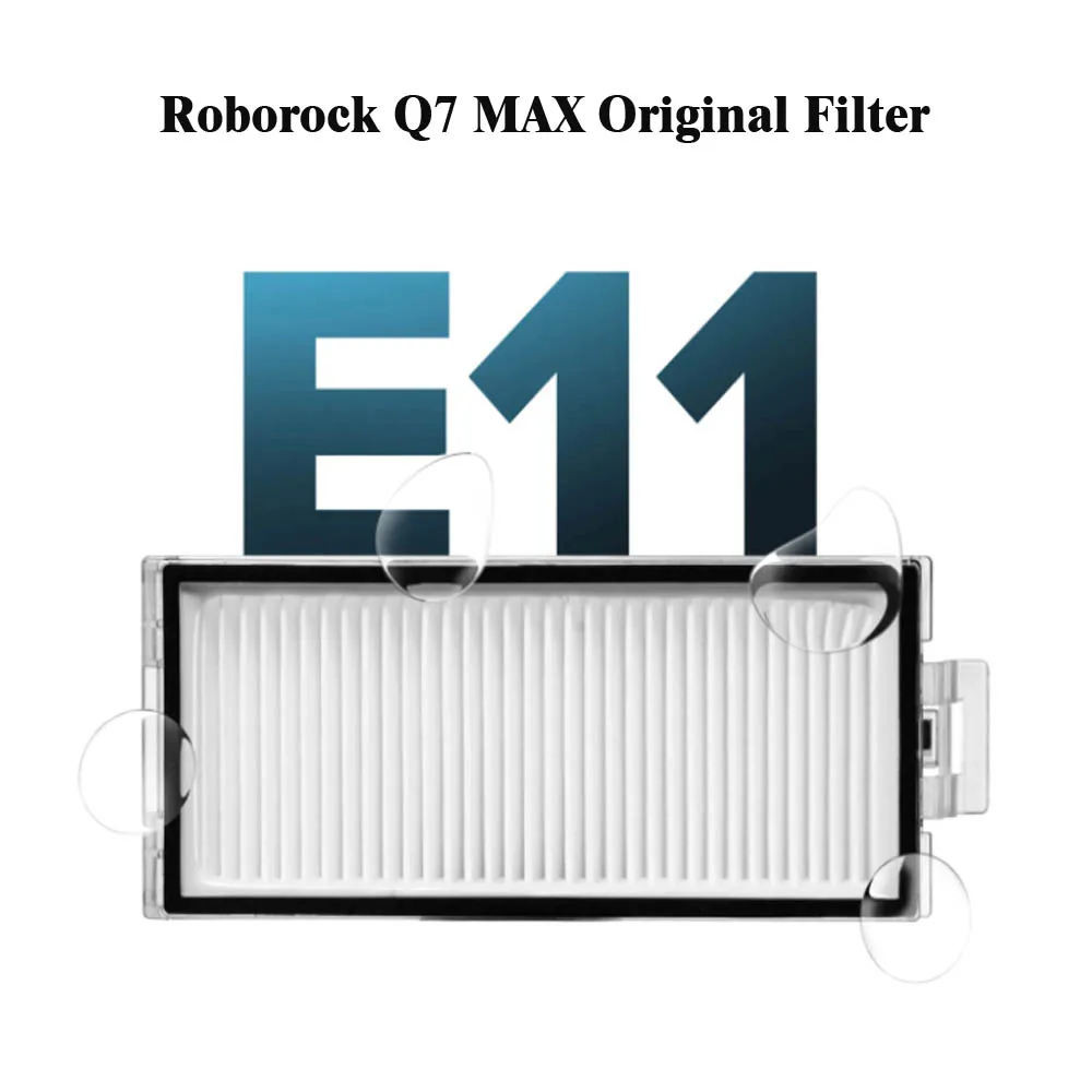 Original Roborock Washable Filter*2 for Q5 Pro, Q5 Pro+, Q8 Max, Q8 Max+, Q7, Q7+, Q7 Max, Q7 Max+ Accessories Dust Bin Filters