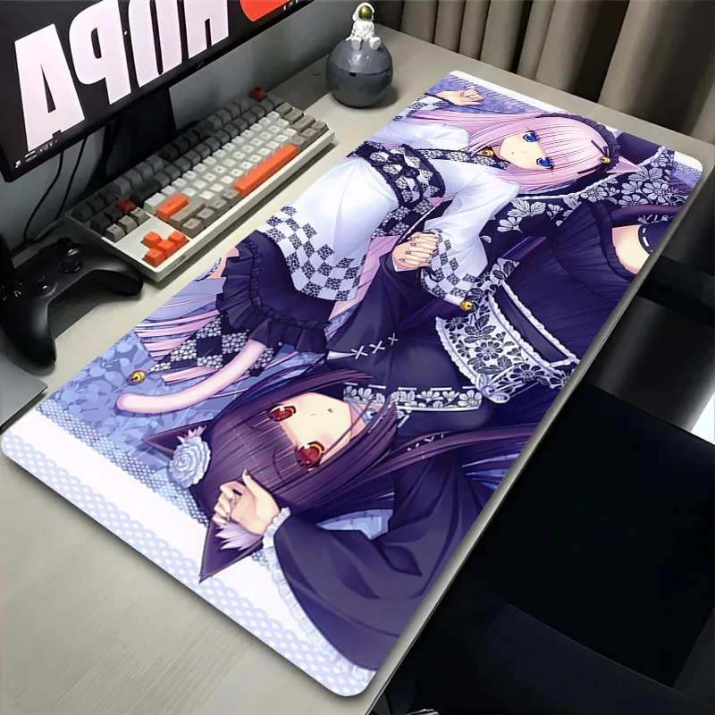 C-Chocola-N-Nekopara Mousepad Anime Girl Pink Desk Mat Keyboard