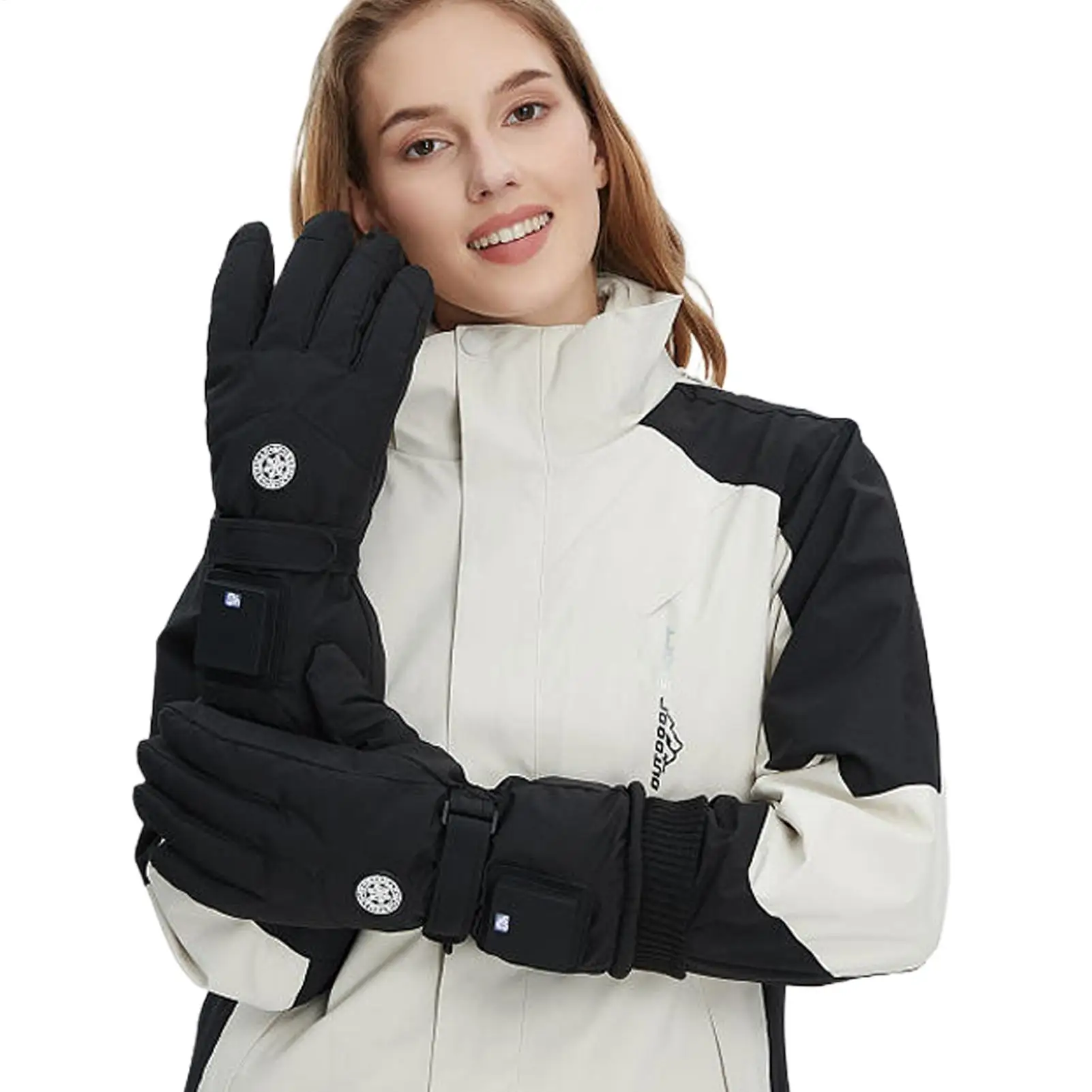 

NEW USB Rechargeable Heated Gloves 3-Temp Waterproof Winter Electric Heat for Skiing, Motorcycling, Running, Fishing & Elderly
