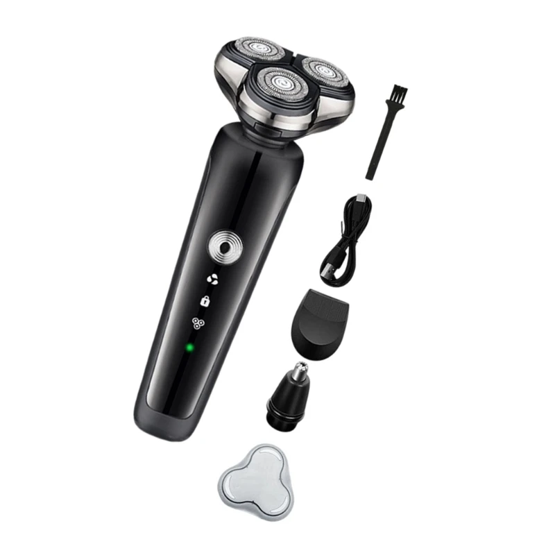 2025 New Electric Travel Shaver Man Pocket Washable Electronic Rechargeable Cordless Face Shaving Beard Trimmer Travel Shaver