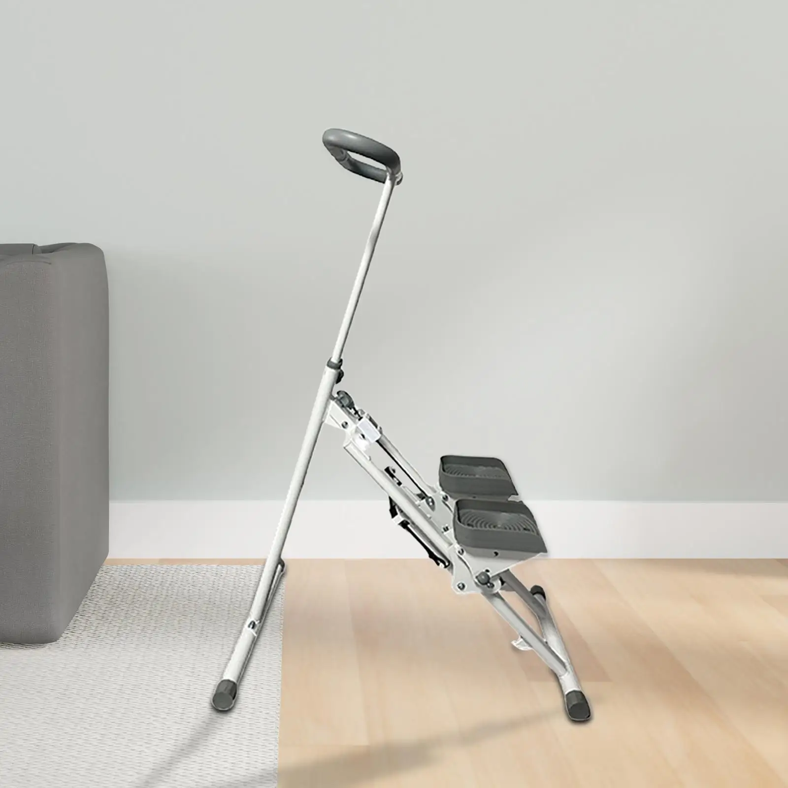 Máquina de ejercicio escalador vertical, altura de paso ajustable compacta doblada para el hogar